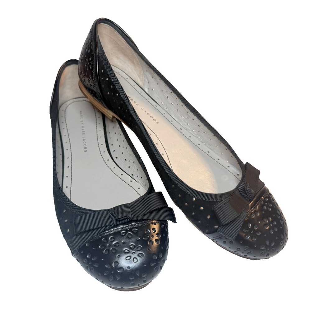 Marc by‎ MARC JACOBS Flats Wm 8.5 Ballet Loafers Retired Snowflake Holiday Party